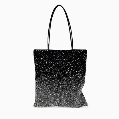Gradient Rhinestones Tote Bag by Karen