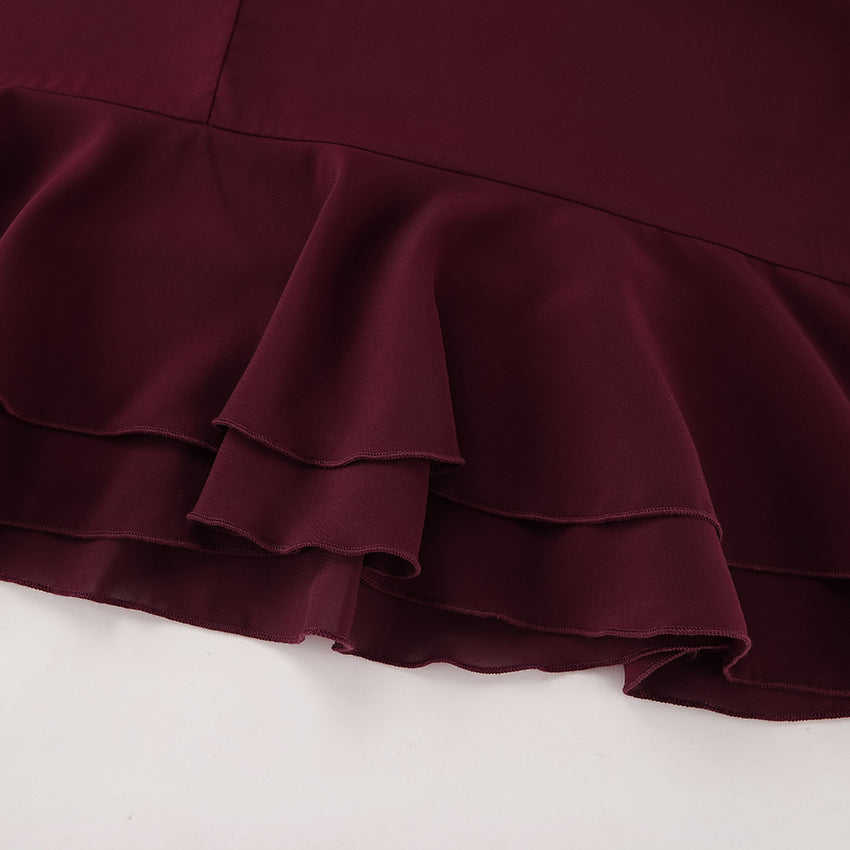 Sansa Top - Maroon