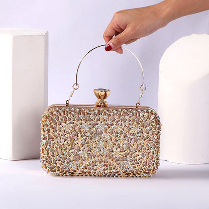 Diamond Encrusted Clutch Bag by Rachel