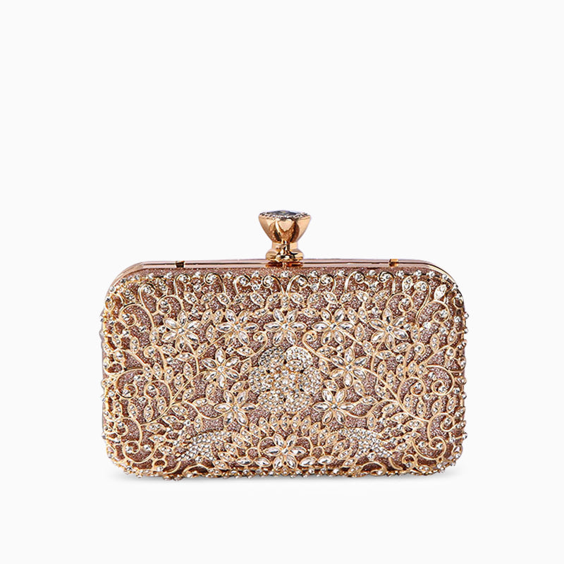 Diamond Encrusted Clutch Bag by Rachel
