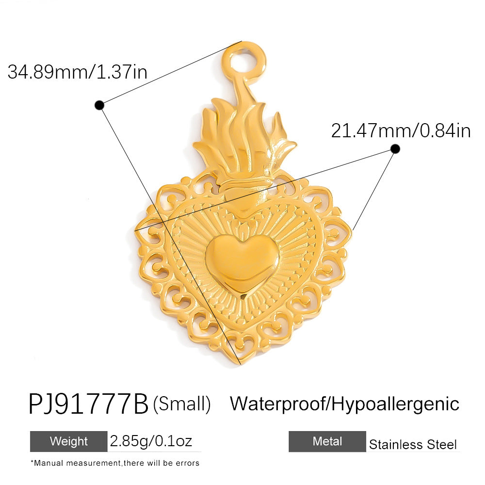 Timeless Evil Eye Stainless Steel Necklace – Protective Charm Pendant