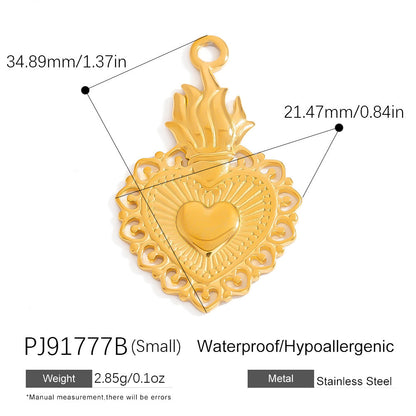Timeless Evil Eye Stainless Steel Necklace – Protective Charm Pendant