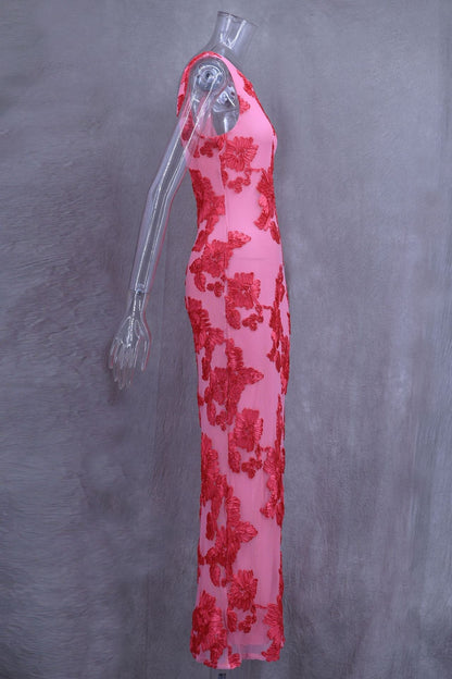 Morganite Maxi Dress - Pink
