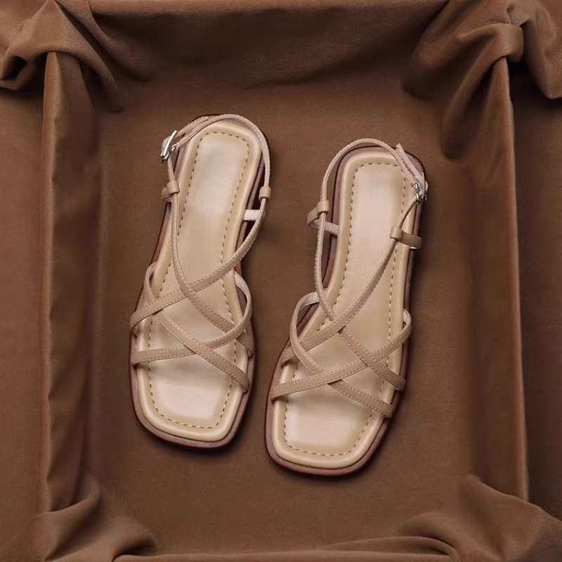 | Italian Leather Strap Sandals