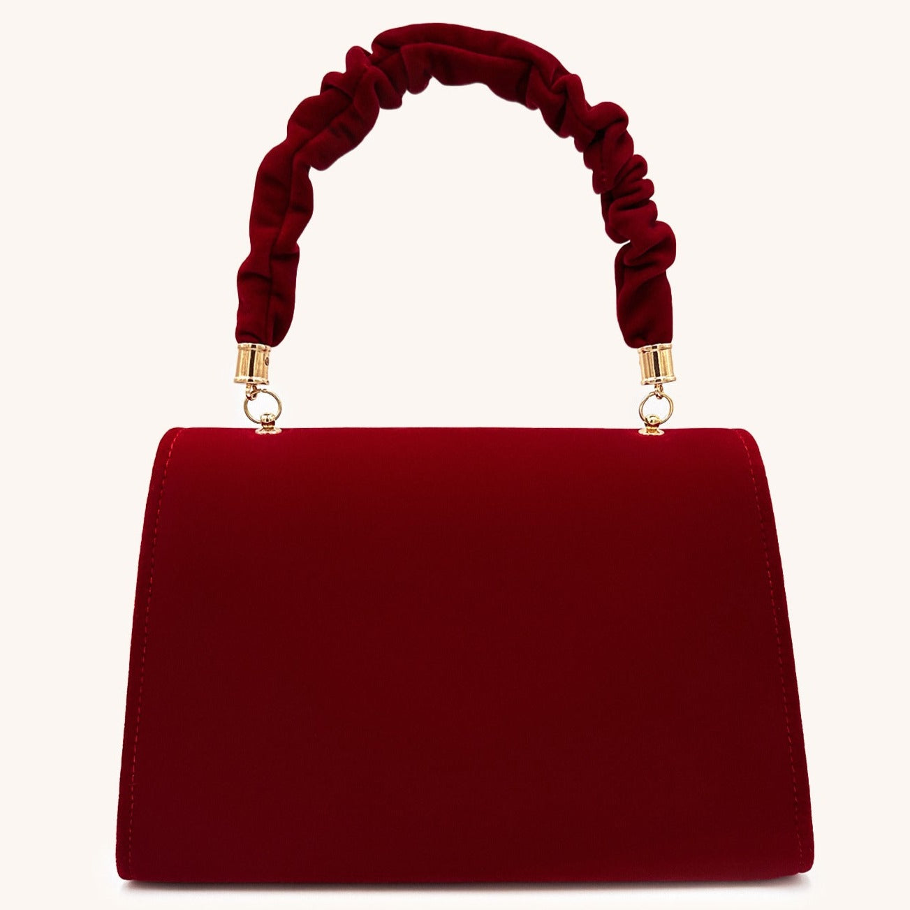 Red Velvet Handbag by Priscilla