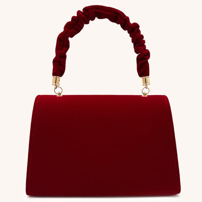 Red Velvet Handbag by Priscilla
