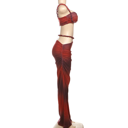 Makoko Co-Ord set - Red