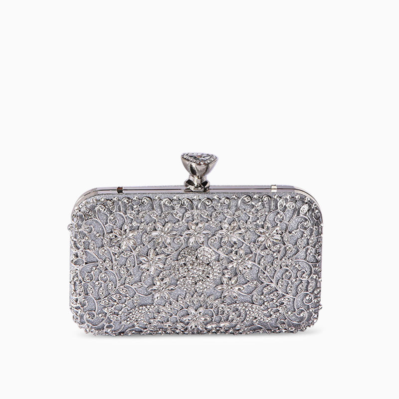 Diamond Encrusted Clutch Bag by Rachel
