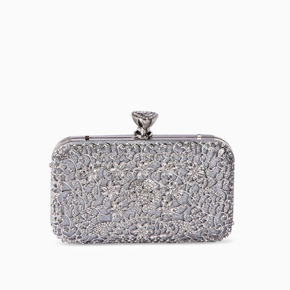 Diamond Encrusted Clutch Bag by Rachel