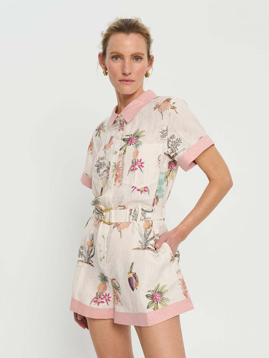 Cole Romper - Pink