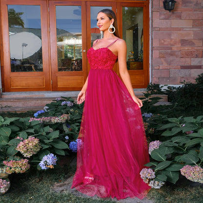 European French Dress Sling Off Neck Mesh Stitching Casual Holiday Evening Dress Dress