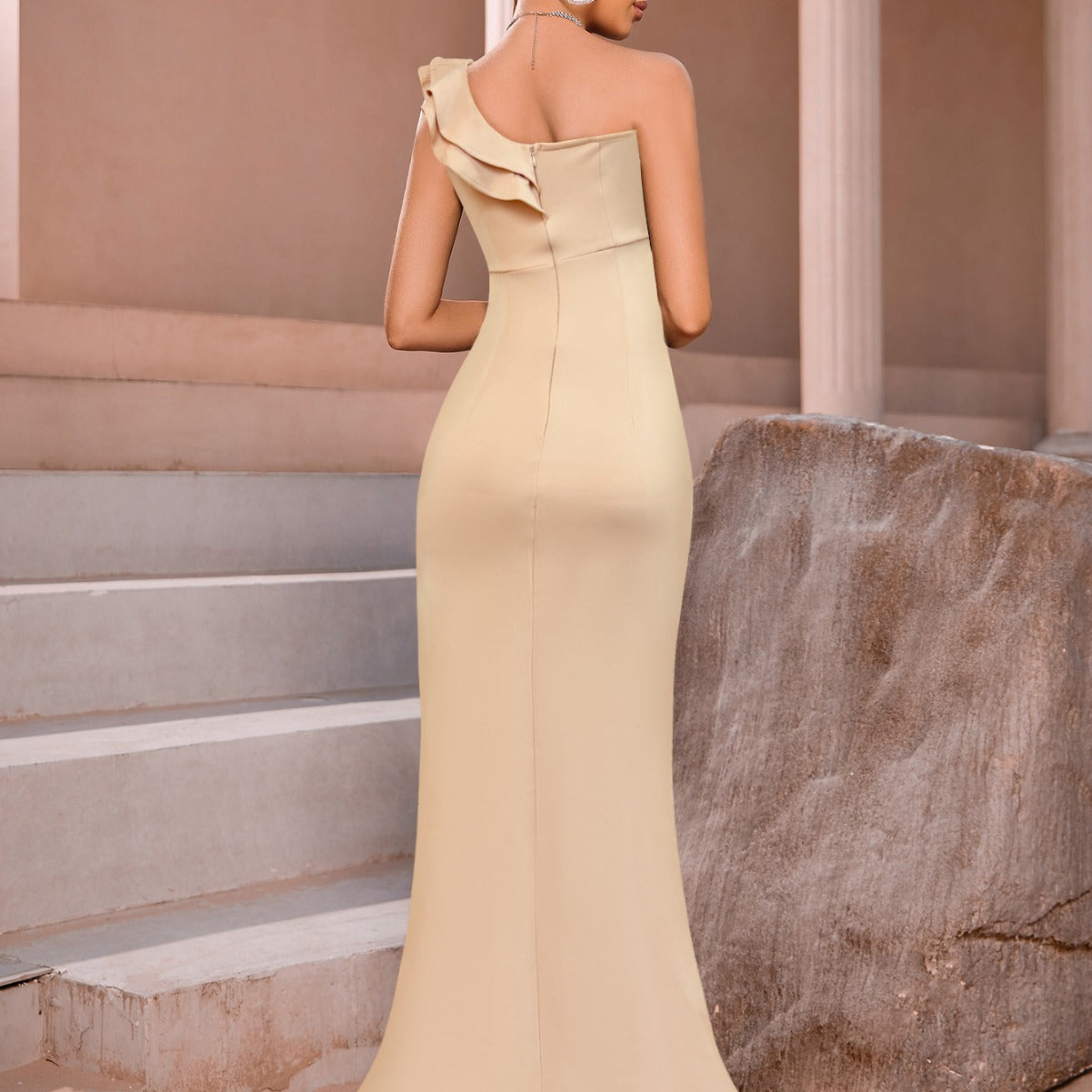 Evening Dress Split Evening Dress Long Elegant Slim Fit