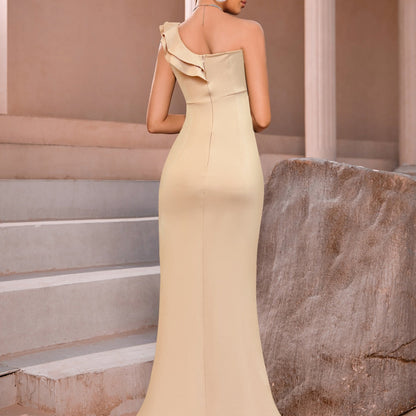 Evening Dress Split Evening Dress Long Elegant Slim Fit