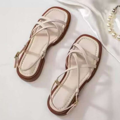 | Italian Leather Strap Sandals