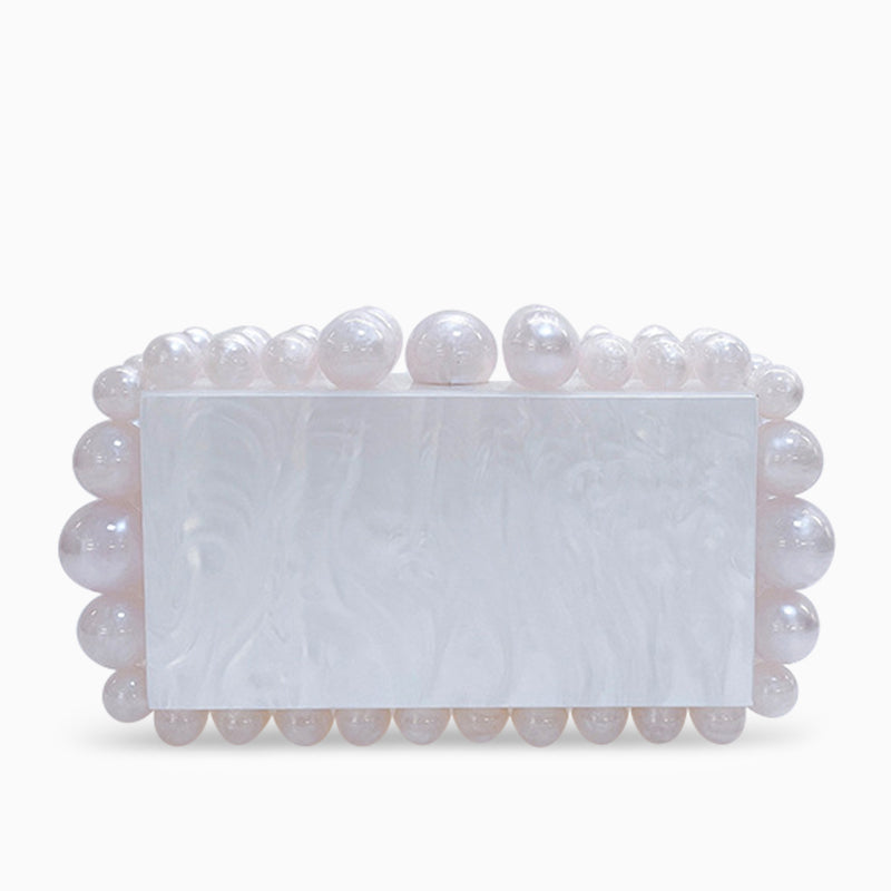 Cloud Clutch Bag in Acrylic