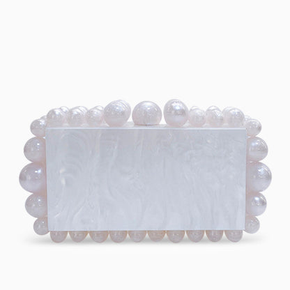 Cloud Clutch Bag in Acrylic