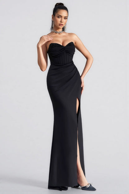 Tessa Wrap Split Maxi Dress