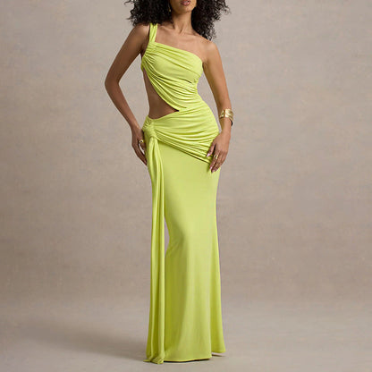 Pathy Maxi Dress - Neon Green