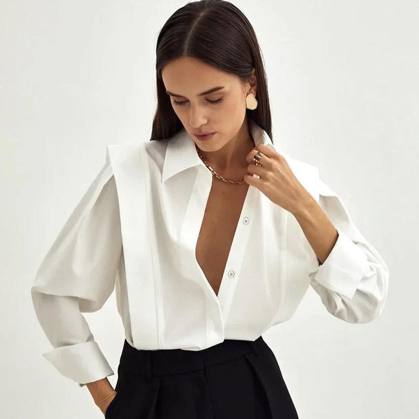| Organic Cotton Women's Classic Formal Blouse