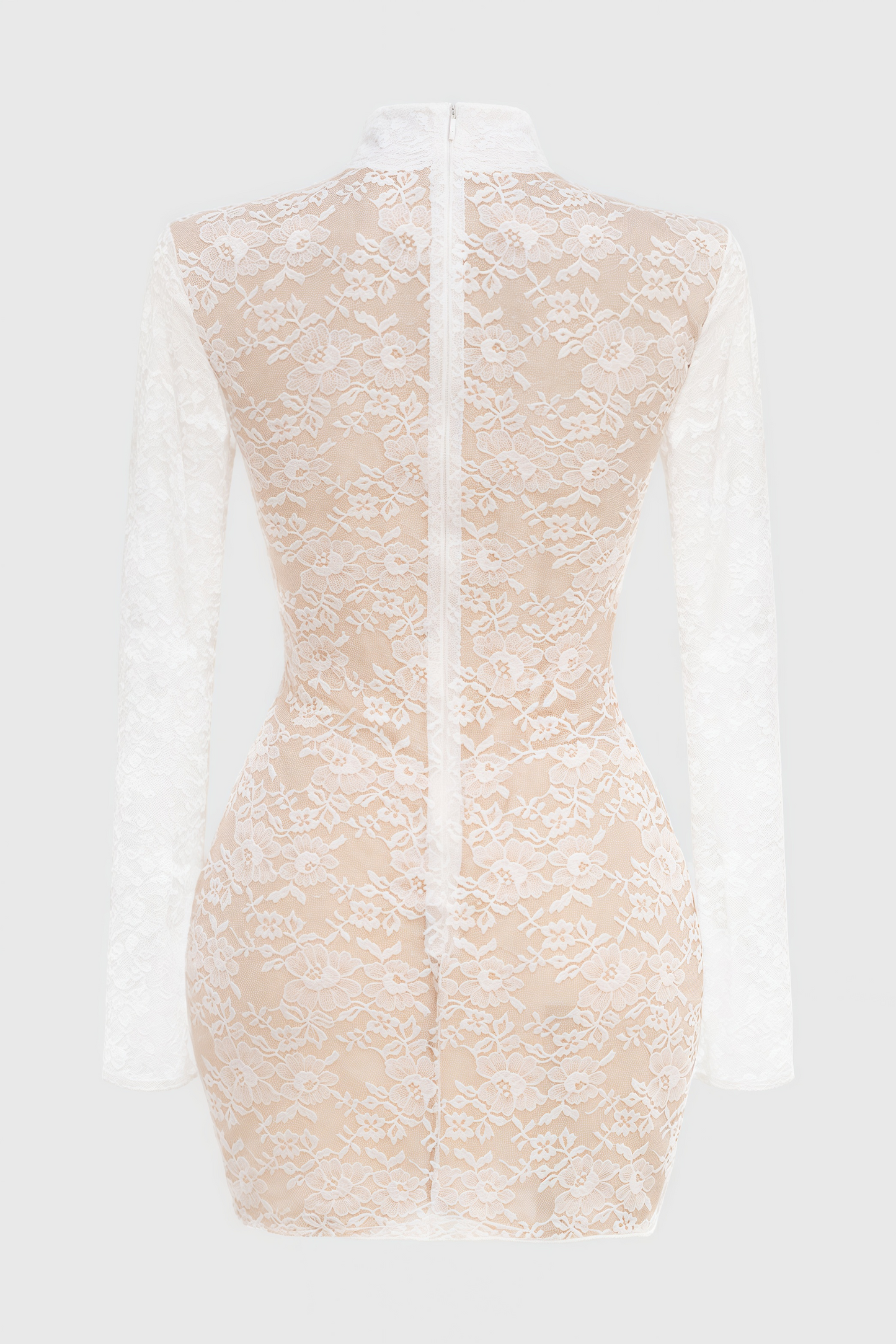 Emilsf Lace Jacquard Mini Dress