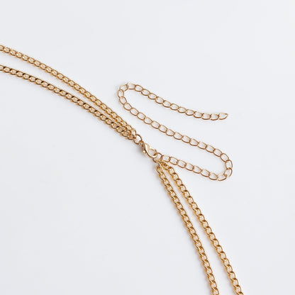 Sexy Metal Cross Thin Chain Body Chain