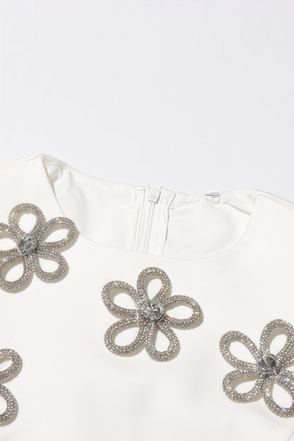 Belinda White Diamonds Mini Dress