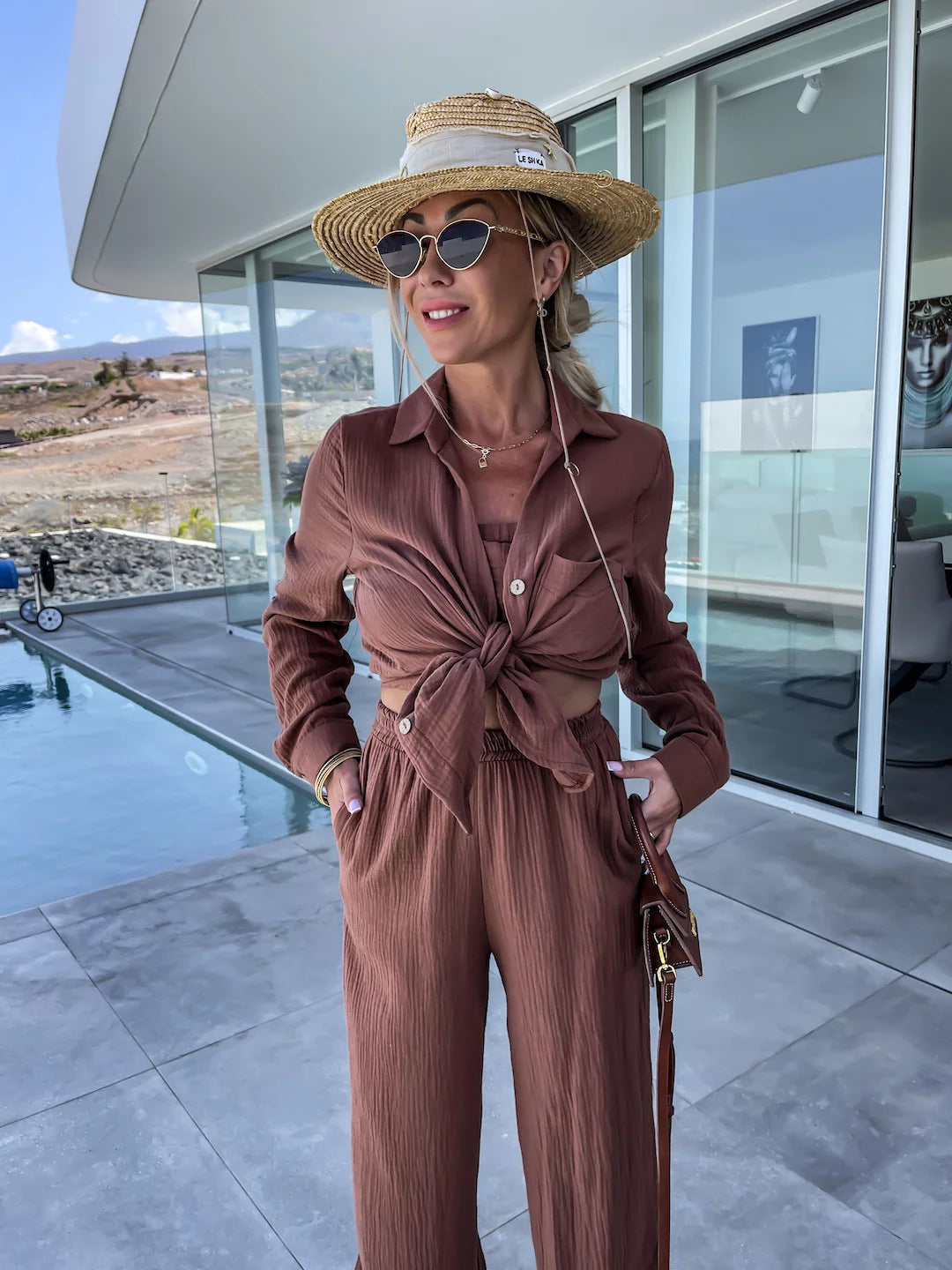 Aldo Co-ord - Brown