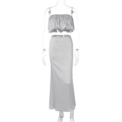 Jordyn Co-ord Set - Silver