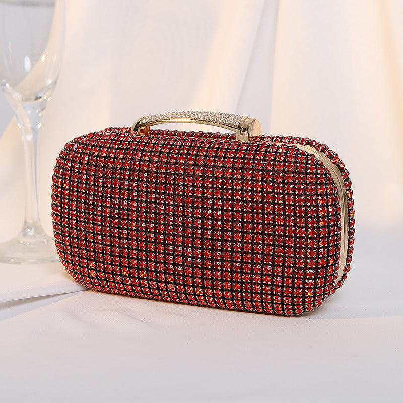Diamond Encrusted Clutch Bag by Sara