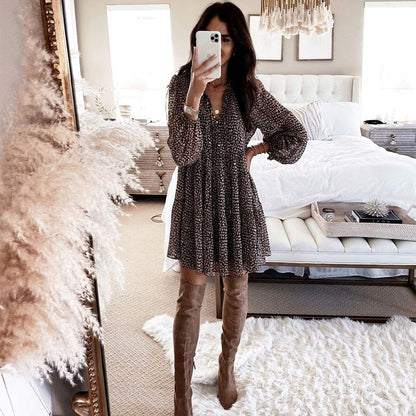 Genevieve Floral Babydoll Dress