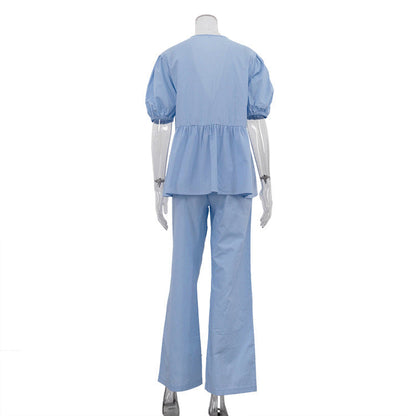 Marinda Co-ord Set - Blue