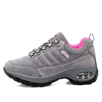 Women's Breathable Mesh Hiking Shoes With Elevated Sole Comfort