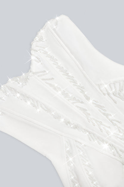Kendall Crystal Lace Maxi Dress