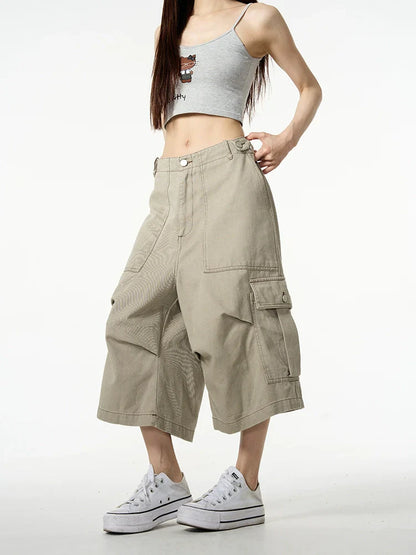 Wide-Leg Cargo Shorts and Pants