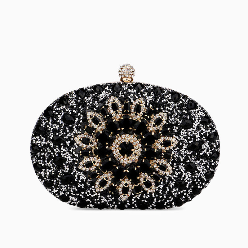 Diamond Encrusted Clutch Bag by Meghan