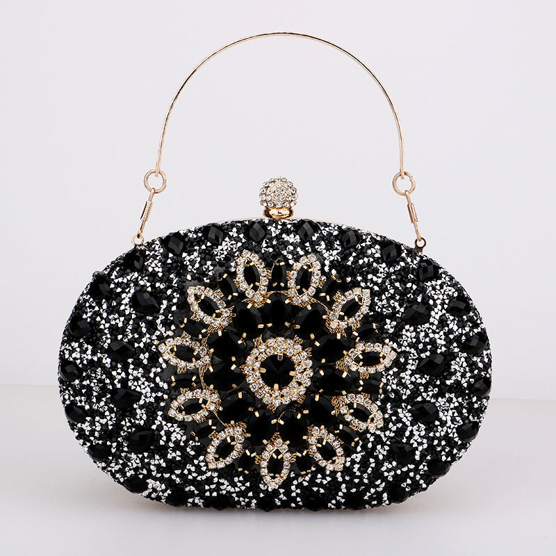 Diamond Encrusted Clutch Bag by Meghan