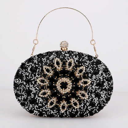 Diamond Encrusted Clutch Bag by Meghan