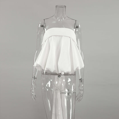 Colon Top - White