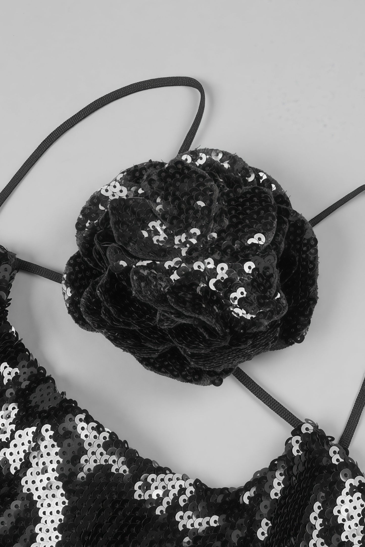Hadley Sequined Tulle Puff Maxi Dress