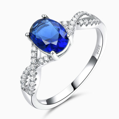 Gemstone Infinity Ring