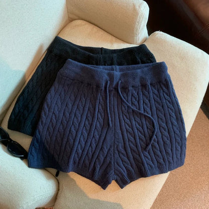 Khyla Cozy Wide-Leg Shorts