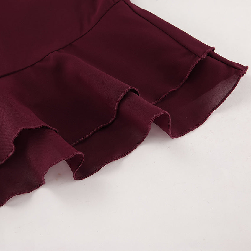 Sansa Top - Maroon