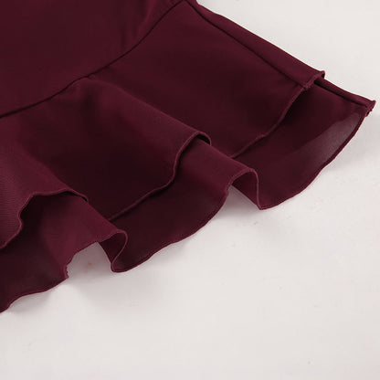 Sansa Top - Maroon