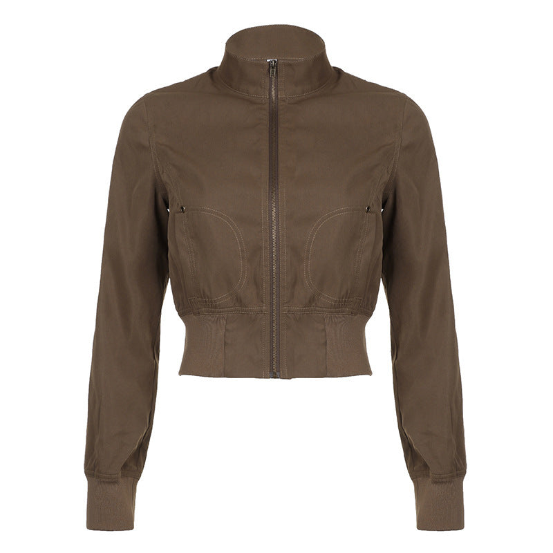 Carlynn Striped Bomber Jacket