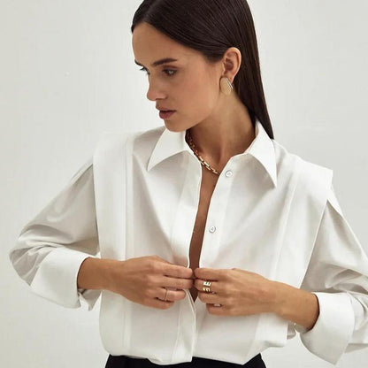 | Organic Cotton Women's Classic Formal Blouse