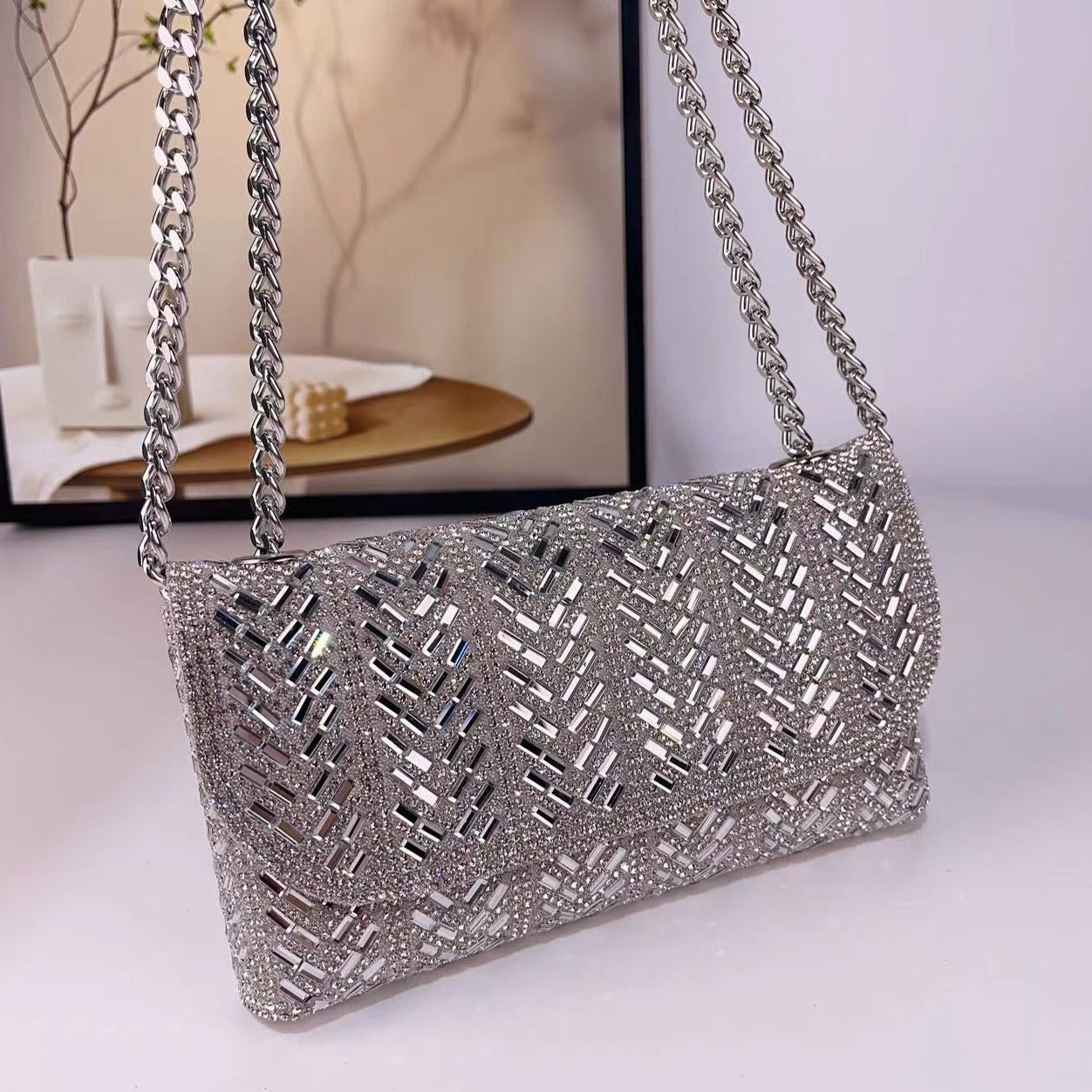Crystals Clutch by Sharleen