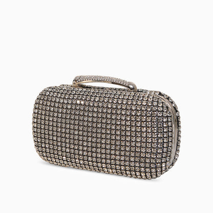 Diamond Encrusted Clutch Bag by Sara
