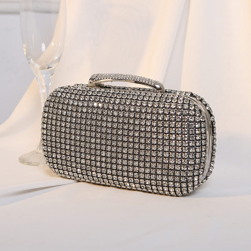 Diamond Encrusted Clutch Bag by Sara
