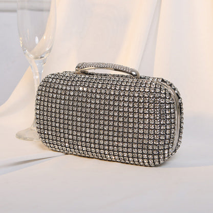 Diamond Encrusted Clutch Bag by Sara