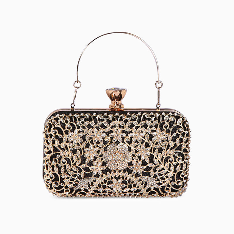 Diamond Encrusted Clutch Bag by Rachel